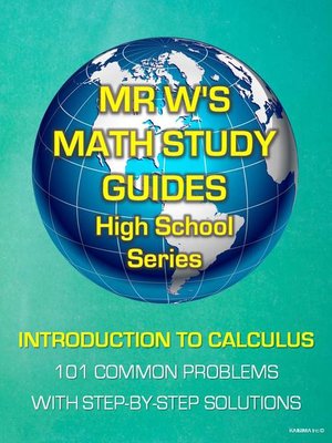 cover image of INTRODUCTION TO CALCULUS--101 COMMON PROBLEMS